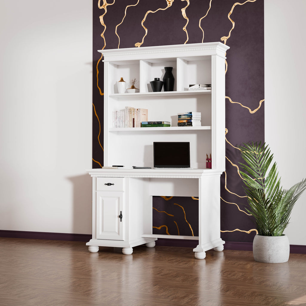 London Single Hutch Desk