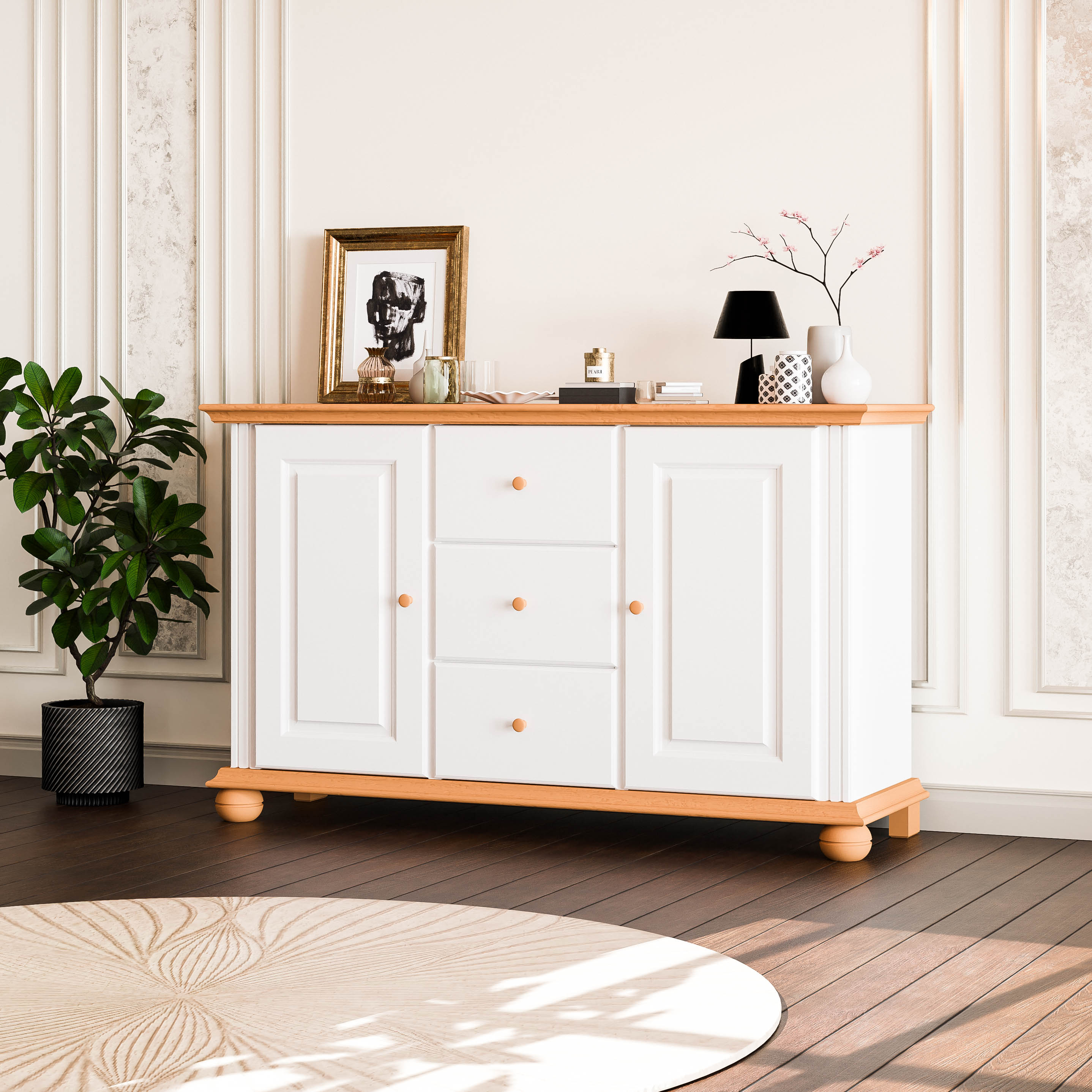 Oxford  Sideboard 2-Door & 3-Drawer