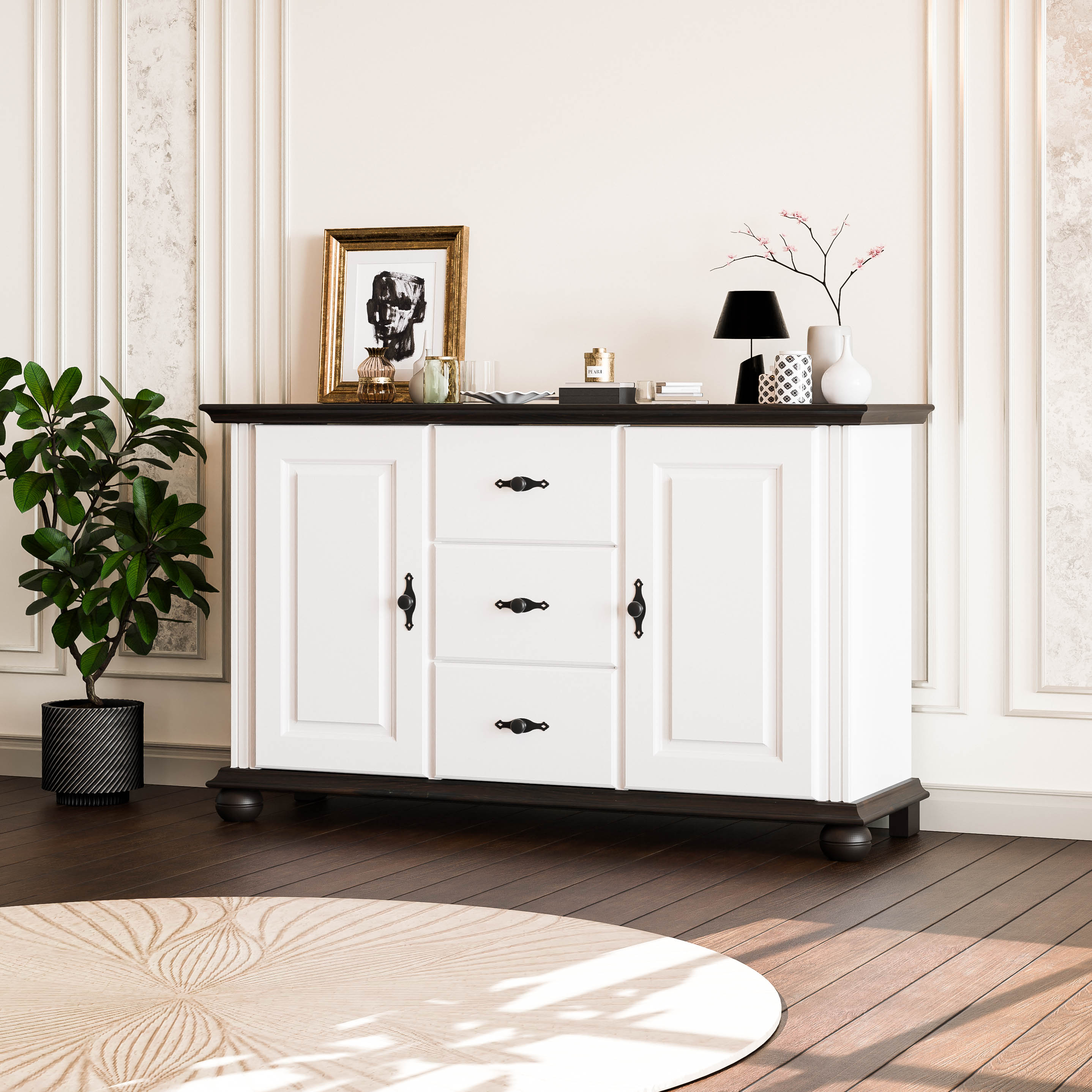 Oxford  Sideboard 2-Door & 3-Drawer