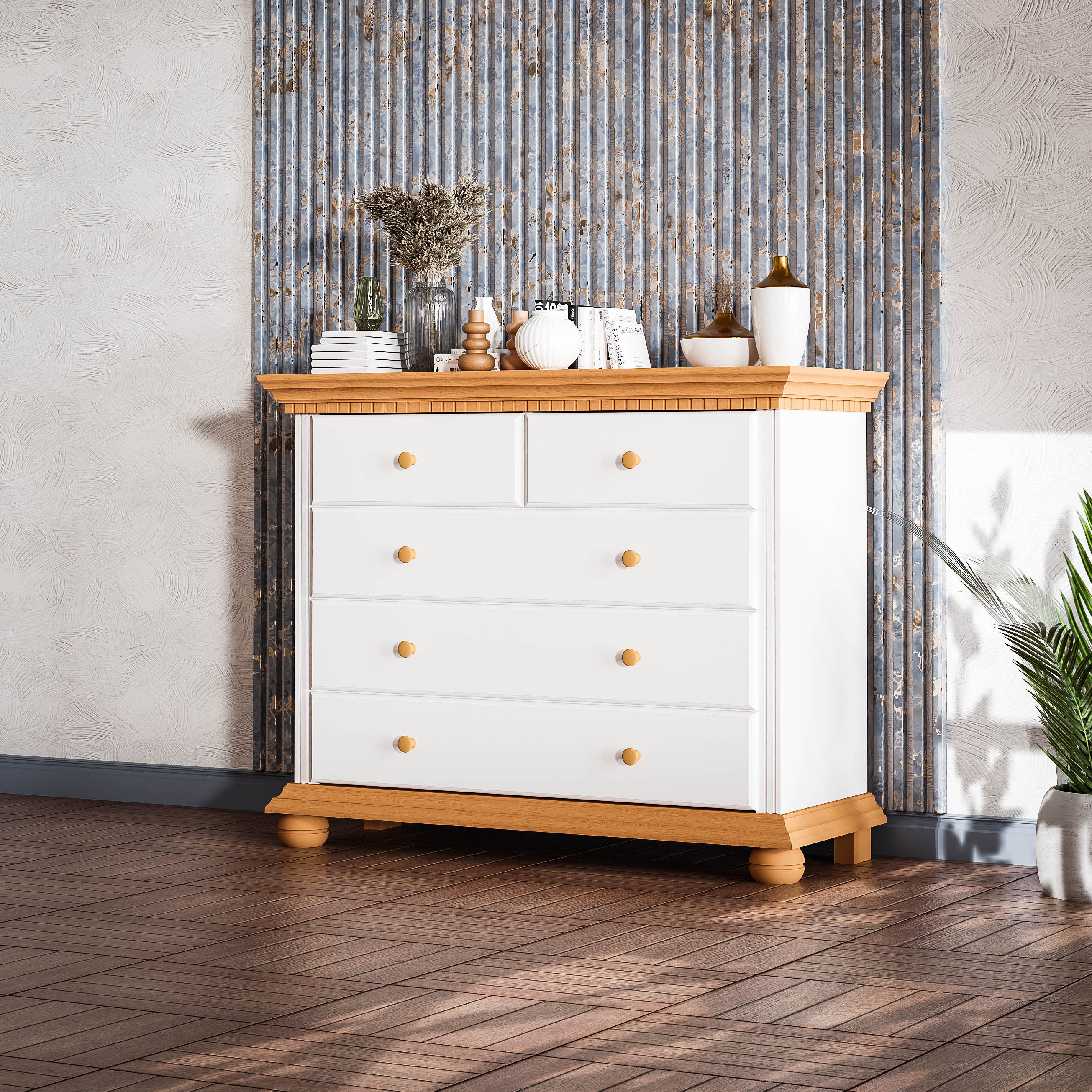 London 5-Drawer Chest of Drawers