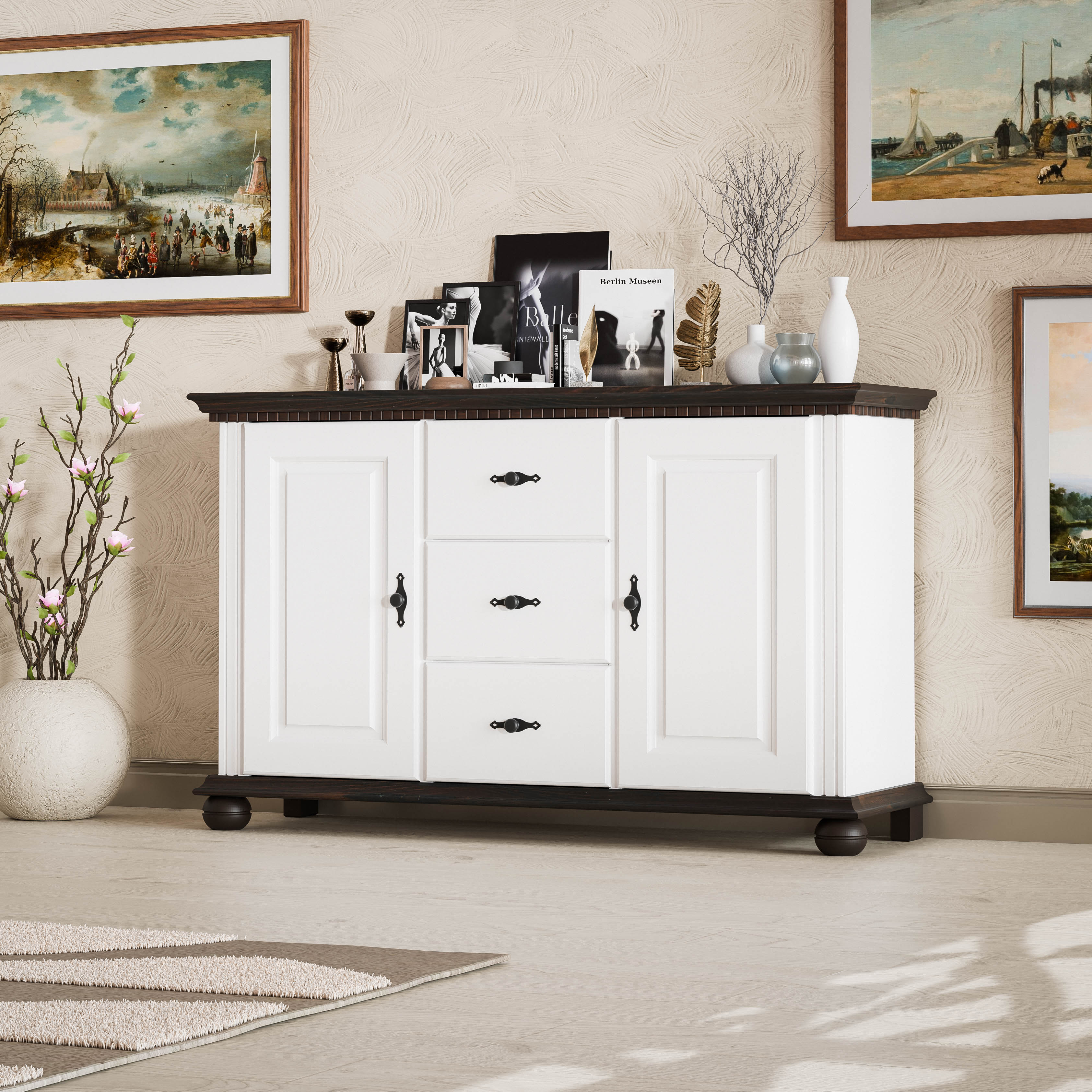 London  Sideboard 2-Door & 3-Drawer