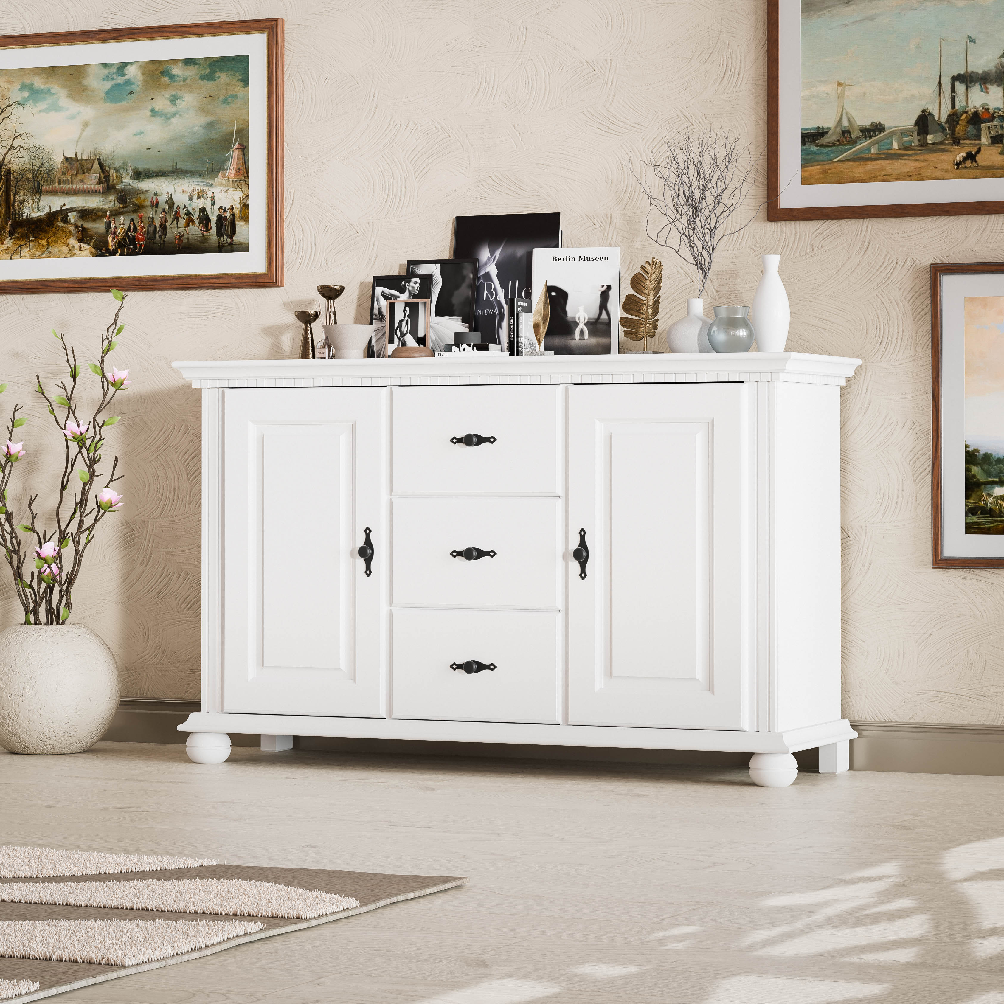 London  Sideboard 2-Door & 3-Drawer