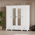 London 4-Door Wardrobe with Drawers