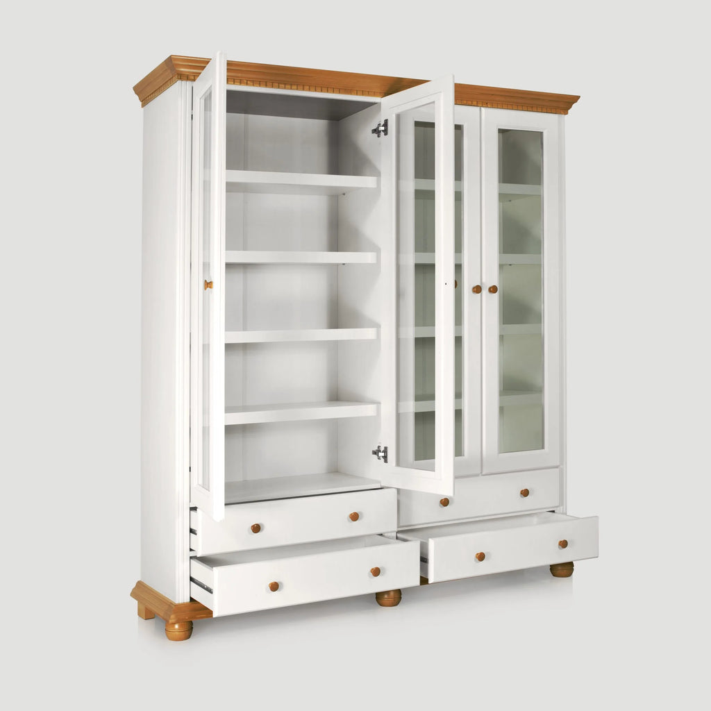 London Double Shelving Unit with Doors