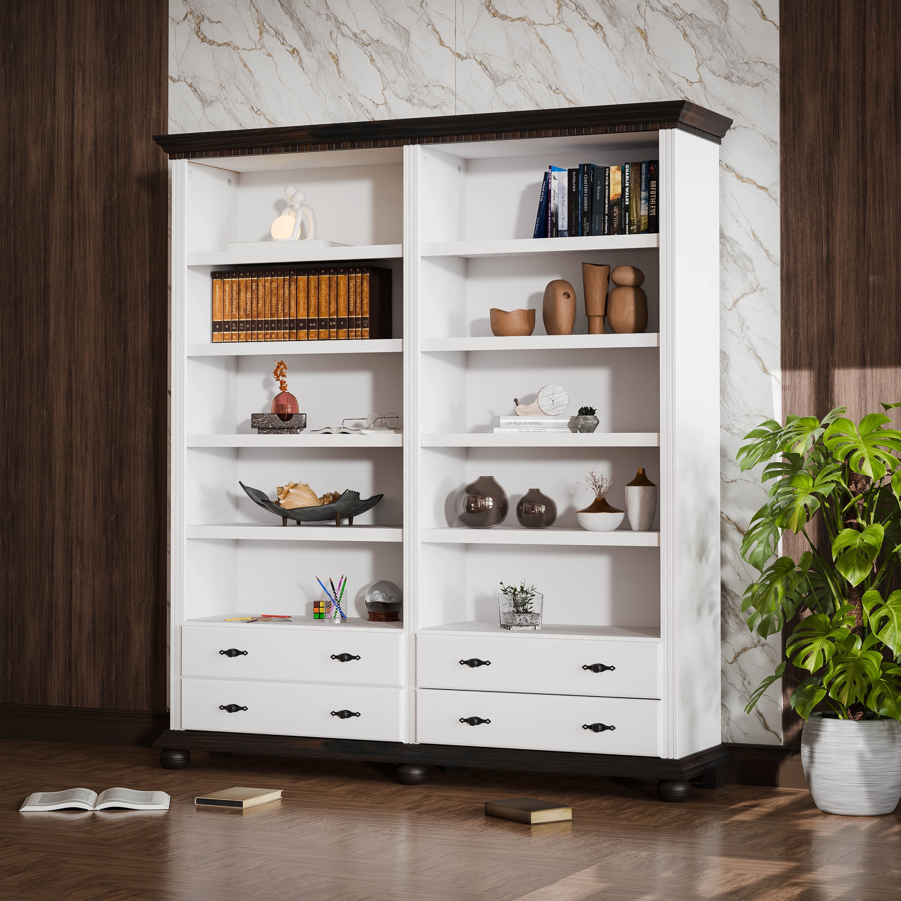 London Double Shelving Unit