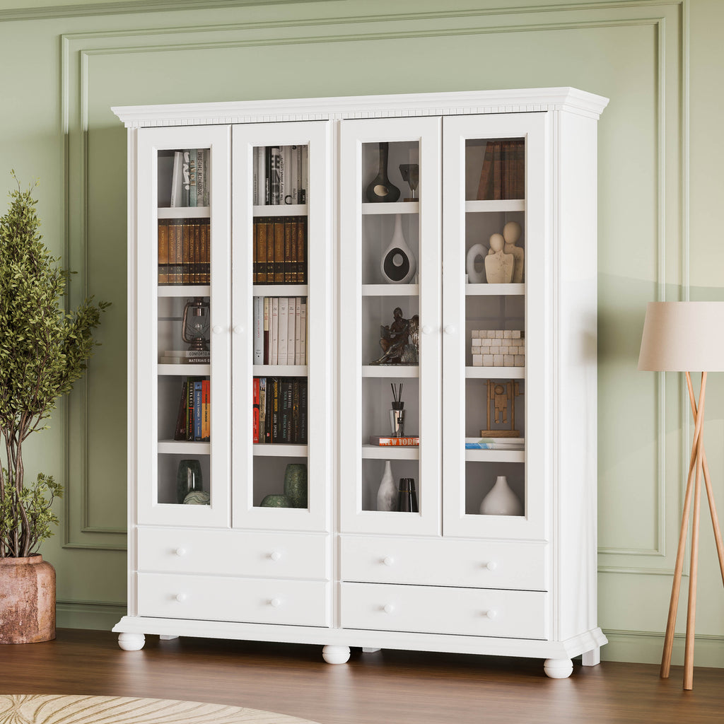 London Double Shelving Unit with Doors