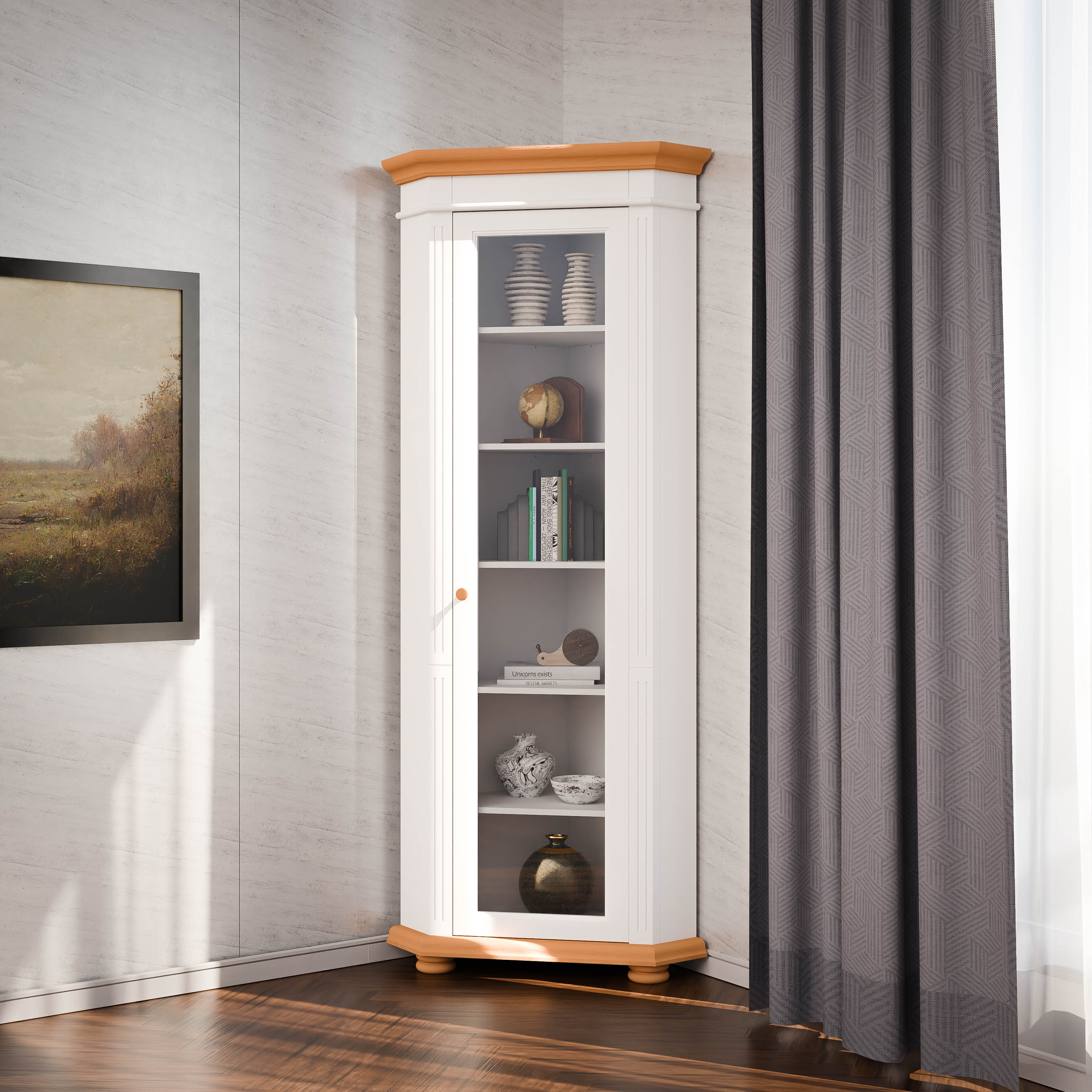 Canterbury Corner Shelving Unit