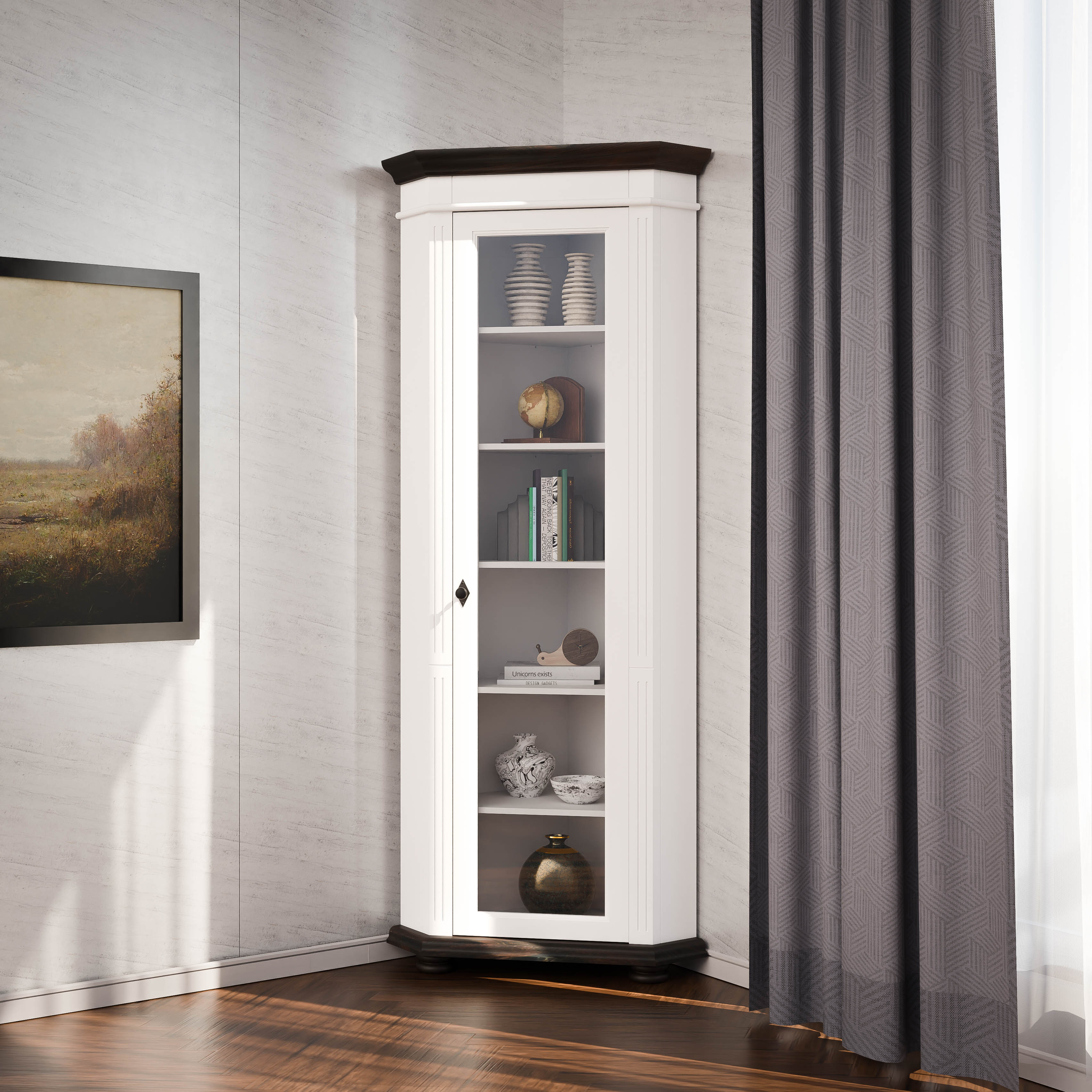 Canterbury Corner Shelving Unit
