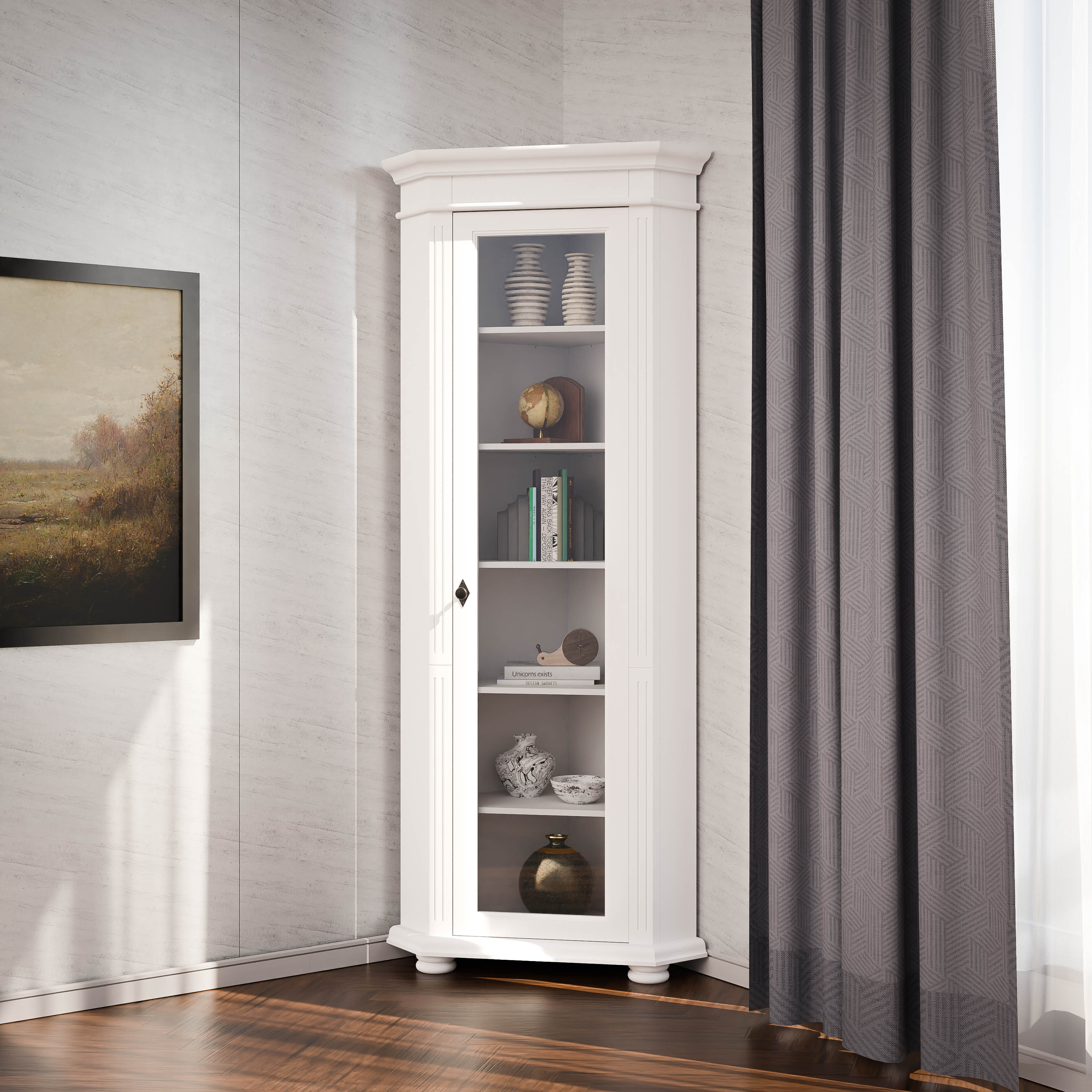 Canterbury Corner Shelving Unit